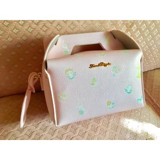 フランシュリッペ(franche lippee)のフランシュリッペ 新品 ケーキ箱バッグ イースター柄 ピンク(ショルダーバッグ)