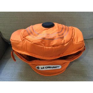 ルクルーゼ(LE CREUSET)の【わかばなな様専用】ルクルーゼ ポットカバー Ｓサイズ オレンジ(収納/キッチン雑貨)