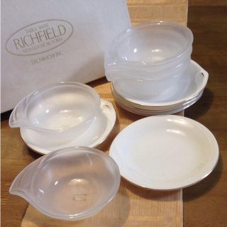 タチキチ(たち吉)のたち吉  RICHFIELD  デザートセット  5客(食器)