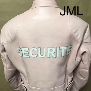 完売世界取扱1店舗 Vetements SECURITE レザー jackets(レザージャケット)