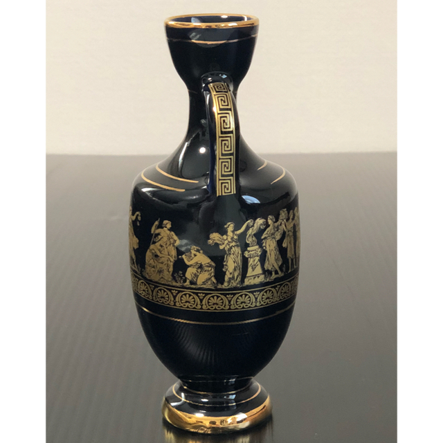 美品 )ギリシャ製 24金 花器 水差し Made in Greece 陶器の通販 美品 )ギリシャ製 24金 花器 水差し Made in Greece 陶器の通販