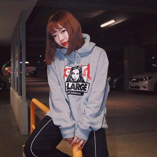 エックスガール(X-girl)のこた様専用☆X-girl OG BOX FACE SWEAT HOODIE(パーカー)