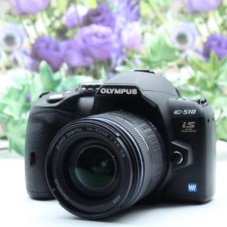 オリンパス(OLYMPUS)の★手振れ補正搭載！可愛いフォルム！★ 人気の可愛いカメラ E-510(デジタル一眼)