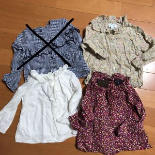 ザラキッズ(ZARA KIDS)のcdec 12m baby gap80 ブラウス 3着(シャツ/カットソー)