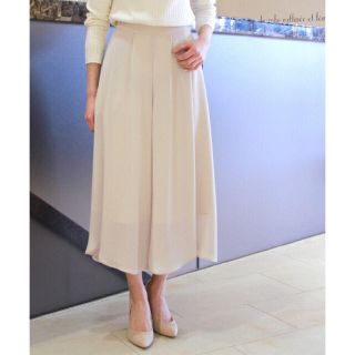 スピックアンドスパン(Spick & Span)のラン様専用♡スピックアンドスパンイレギュラーヘム スカウチョ ワイドパンツ(カジュアルパンツ)