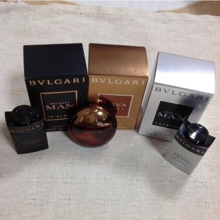 ブルガリ(BVLGARI)の★新品★ BVLGARI men'sフレグランス(5ml) 3個セット(香水(男性用))