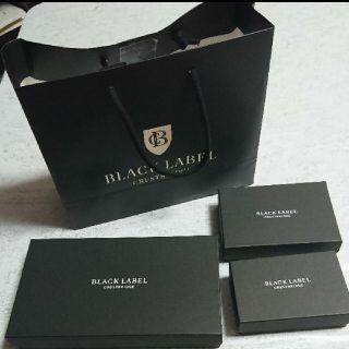 ブラックレーベルクレストブリッジ(BLACK LABEL CRESTBRIDGE)のBLACK LABEL 紙袋と空き箱(ショップ袋)