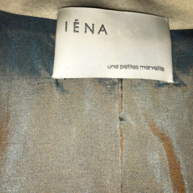 IENA(イエナ)のIENA イエナ  Aラインボーダーコート  M レディースのジャケット/アウター(その他)の商品写真