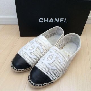 シャネル(CHANEL)のシャネル♡メッシュエスパ39(ハイヒール/パンプス)