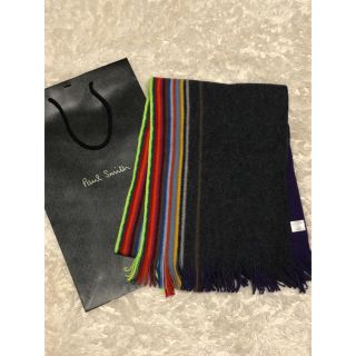 ポールスミス(Paul Smith)のおはなさま専用✴︎Paul Smith/ダブルフェイスラッセルマフラー/袋付(マフラー)