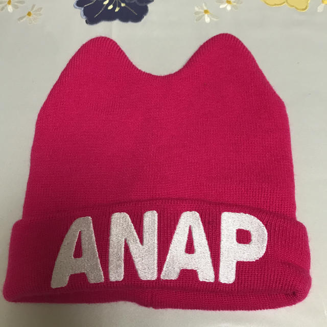 ANAP Kids(アナップキッズ)のANAP ニット帽 キッズ/ベビー/マタニティのこども用ファッション小物(帽子)の商品写真
