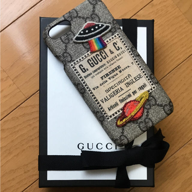 Gucci(グッチ)のGUCCI クーリエ iPhone7ケース スマホ/家電/カメラのスマホアクセサリー(モバイルケース/カバー)の商品写真