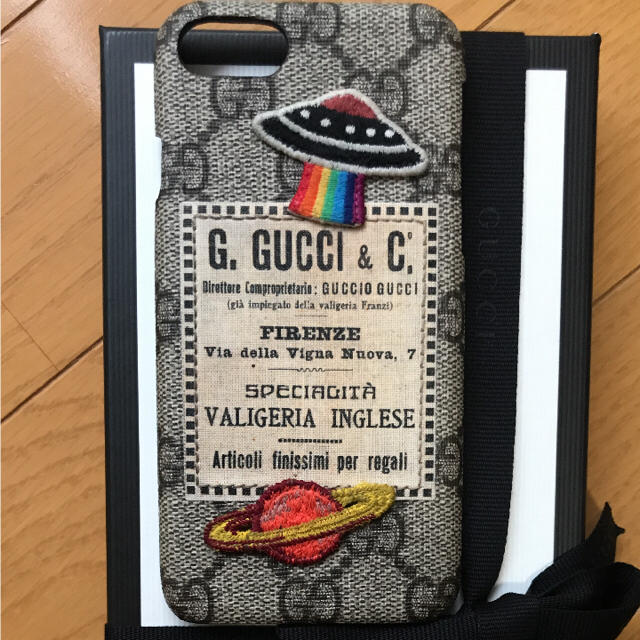 Gucci(グッチ)のGUCCI クーリエ iPhone7ケース スマホ/家電/カメラのスマホアクセサリー(モバイルケース/カバー)の商品写真