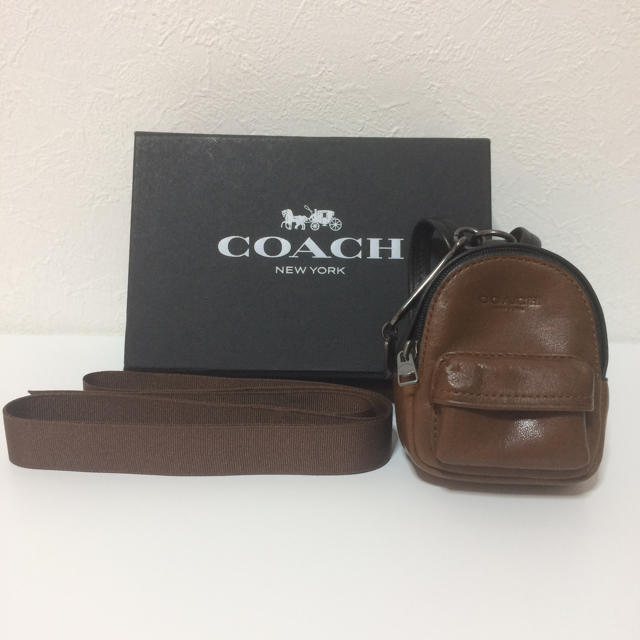 COACH(コーチ)のミニリュック型キーホルダー(ポーチ/小物入れ) レディースのファッション小物(キーホルダー)の商品写真