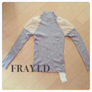 フレイアイディー(FRAY I.D)のFRAY I.D♡異素材ニット(ニット/セーター)