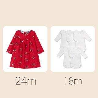 プチバトー(PETIT BATEAU)の82様専用(ワンピース)