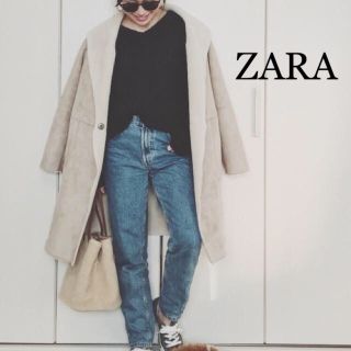 ザラ(ZARA)のお取り置き ハイライズ マムフィットジーンズ SLY moussy AZUI(デニム/ジーンズ)