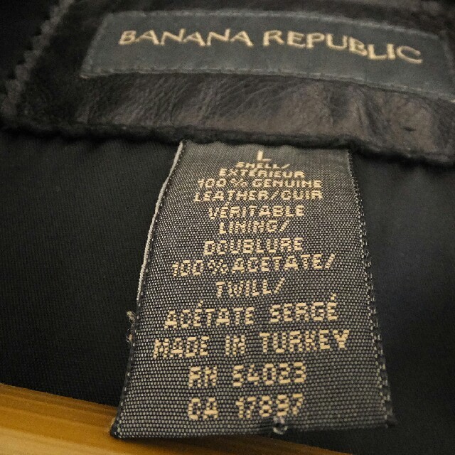 Banana Republic(バナナリパブリック)のBANANA RIPABLIC バナナリパブリック　本革コート レディースのジャケット/アウター(ロングコート)の商品写真