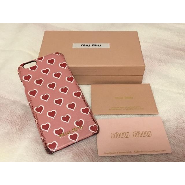 MIU MIU - miumiu ハート柄 iPhoneケース