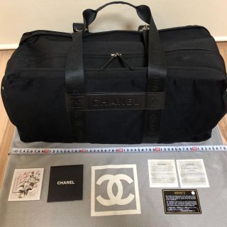 CHANEL - シャネル スポーツライン ボストンバッグ A26170 ネイビー 美 ...