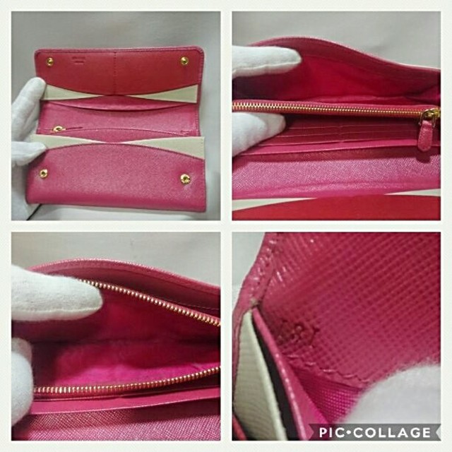 PRADA(プラダ)のkei様専用❤️PRADA サフィアーノ 長財布 ピンク❤️ レディースのファッション小物(財布)の商品写真