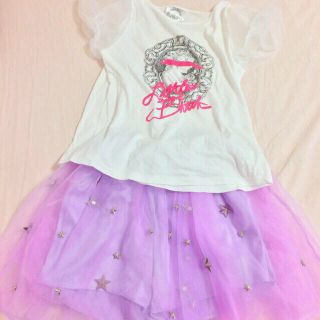 エルディーエス(LDS)のAMOコラボ セット 👸💜🌙(ひざ丈スカート)