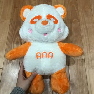 トリプルエー(AAA)のAAA えーパンダBIGぬいぐるみ〈橙〉 (ぬいぐるみ)