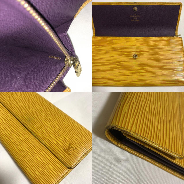 LOUIS VUITTON - 【LOUIS VUITTON】ルイヴィトン エピ 長財布 レア イエロー の通販 by N's 激安shop
