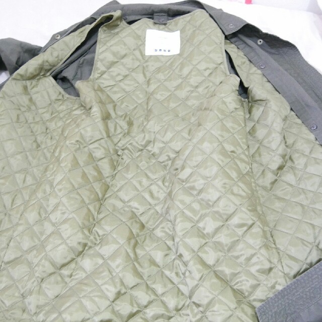 PLST(プラステ)のPLST 中綿ライナー付きロング丈モッズコート プラステ レディースのジャケット/アウター(モッズコート)の商品写真