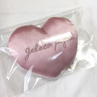 ジェラートピケ(gelato pique)の【新品未使用】サテンハートモチーフティッシュポーチ ♡ ジェラピケ(ポーチ)