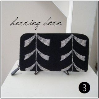 ミナペルホネン(mina perhonen)の【専用❸】⚮̈ ʾʾherring born∞black◆長財布(財布)