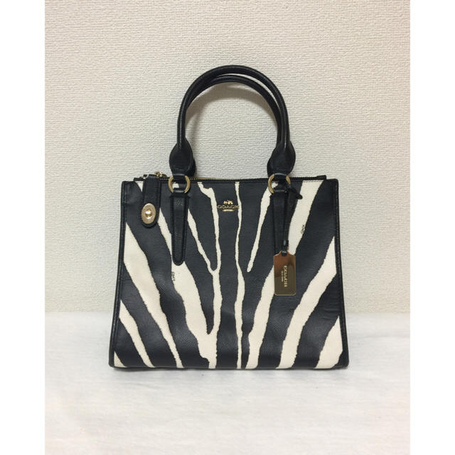 激安買取相場 COACH ゼブラ柄 トートバッグ 6065 トートバッグ