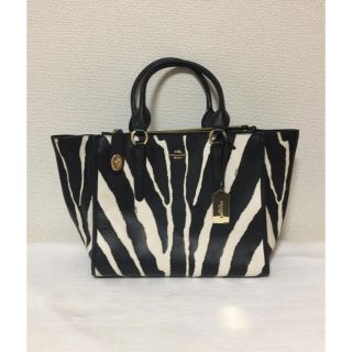 COACH - 美品!COACH ゼブラ柄トート 2WAYバッグの通販 by