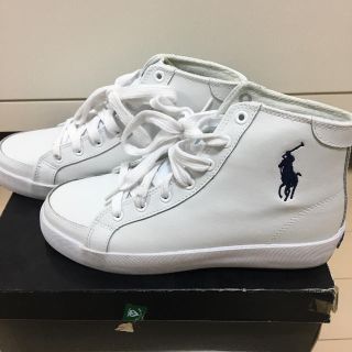 ポロラルフローレン(POLO RALPH LAUREN)のpolo 白スニーカー(スニーカー)