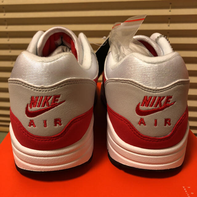 NIKE(ナイキ)のNIKE AIR MAX 1 ANNIVERSARY 27.5cm 白赤 OG メンズの靴/シューズ(スニーカー)の商品写真