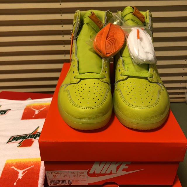 NIKE(ナイキ)のNIKE AIR JORDAN 1 GATORADE ゲータレード 27.5cm メンズの靴/シューズ(スニーカー)の商品写真