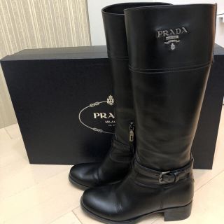 PRADA - 《最終sale2/5まで‼︎》PRADA ロングブーツ 38+の通販 by