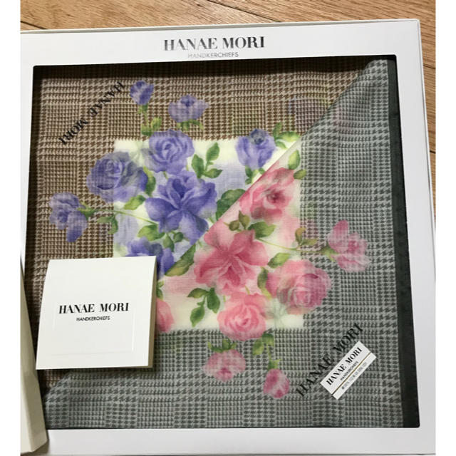 HANAE MORI(ハナエモリ)のハンカチ ３枚 レディースのファッション小物(ハンカチ)の商品写真