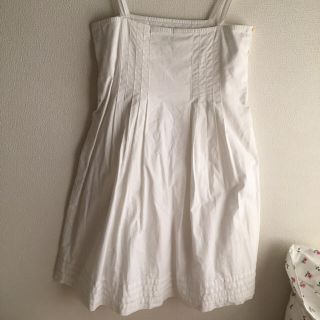 アーペーセー(A.P.C)のコットンワンピース 美品(ひざ丈ワンピース)