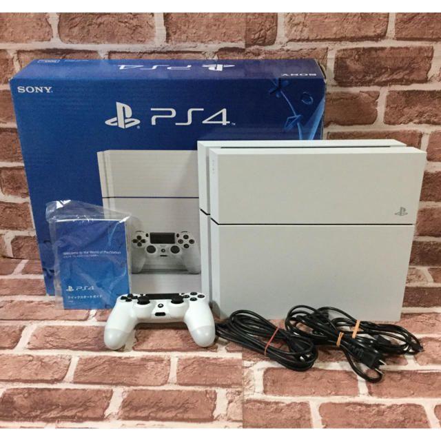 PlayStation4(プレイステーション4)の良品 PS4 CUH-1200A 500GB ホワイト エンタメ/ホビーのゲームソフト/ゲーム機本体(家庭用ゲーム機本体)の商品写真