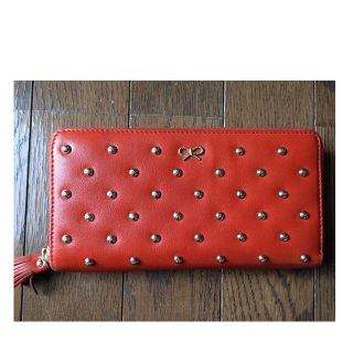 アニヤハインドマーチ(ANYA HINDMARCH)のUSEDロンドン購入正規品☆ANYA HINDMARCH ☆スタッズ付き長財布(財布)