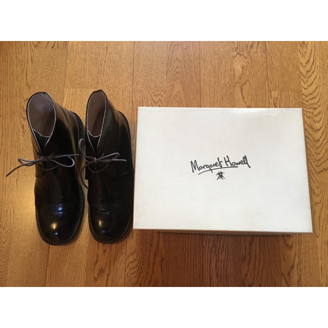 MARGARET HOWELL(マーガレットハウエル)の👢マーガレットハウエル編み上げショートブーツ👢 レディースの靴/シューズ(ブーツ)の商品写真