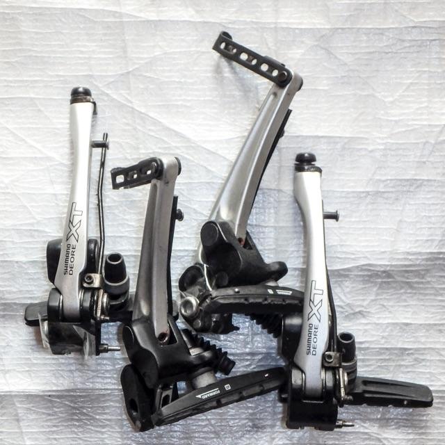 SHIMANO - シマノXT パレレルリンクVブレーキ前後セットの通販 SHIMANO - シマノXT パレレルリンクVブレーキ前後セットの通販