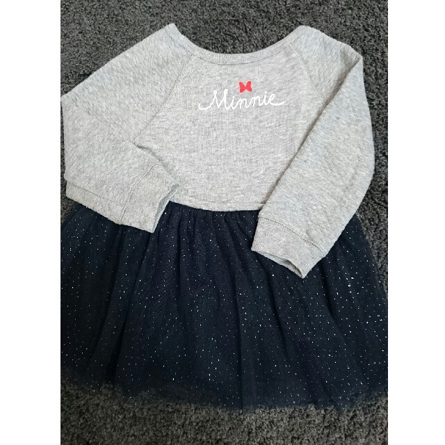 babyGAP(ベビーギャップ)のBabyGAP🎀ミニーちゃんチュールワンピース キッズ/ベビー/マタニティのキッズ服女の子用(90cm~)(ワンピース)の商品写真