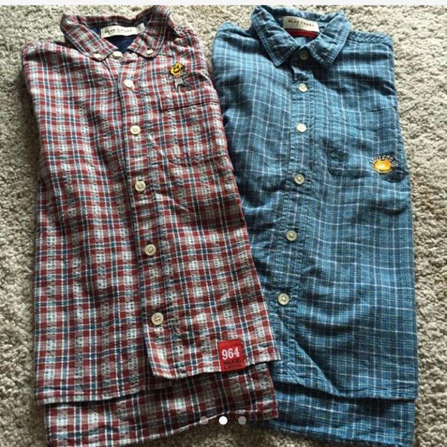 bluecross(ブルークロス)のBLUE CROSSシャツ2枚セット キッズ/ベビー/マタニティのキッズ服男の子用(90cm~)(その他)の商品写真