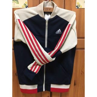 アディダス(adidas)のアディダス ライン入ジャージ140(ジャケット/上着)