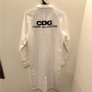 コムデギャルソン(COMME des GARCONS)のコムデギャルソン ワークコート 白 グッドデザインショップ限定品(チェスターコート)