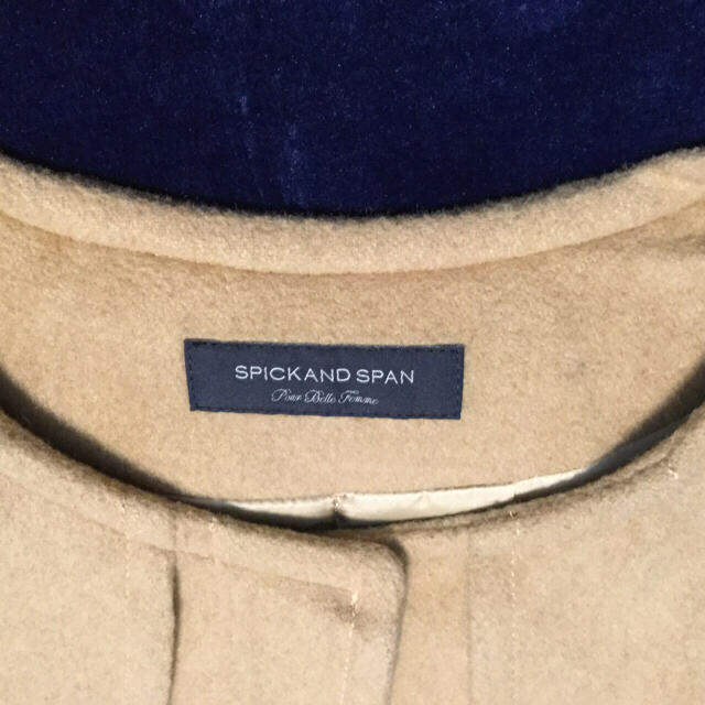 Spick & Span(スピックアンドスパン)のスピックアンドスパン  カシミヤ混 ウール ロングコート♡キャメル色‼️ レディースのジャケット/アウター(ロングコート)の商品写真