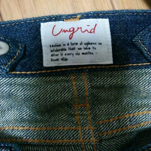 Ungrid(アングリッド)のungridデニム レディースのパンツ(デニム/ジーンズ)の商品写真