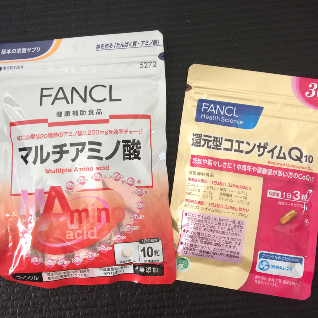 FANCL(ファンケル)の<HoneyB様専用> マルチアミノ酸、コエンザイムQ10 食品/飲料/酒の健康食品(アミノ酸)の商品写真